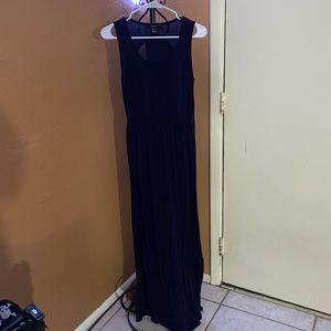 Forever 21 small maxi dress dark purple/indigo